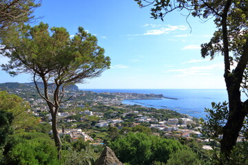 Aerial View of Forio, Ischia Island, Italy