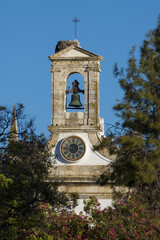 The Archway Arco da Vila is one of the medieval gateways to the city of Faro, Algarve , Portugal