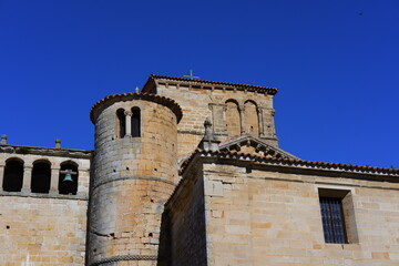 Old church made of stone in Spain