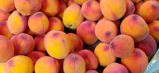 close up of peaches