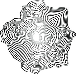 Abstract cloud . Flow lines background . Fluid wavy shape .Striped linear pattern . Music sound wave . Vector illustration