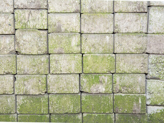 Obraz premium Weathered vintage brickwall with copyspace 