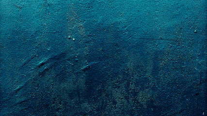 texture grunge blue background of old wall cement 