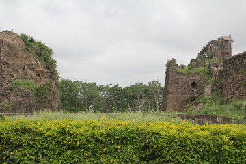 ruins of the castle in the country