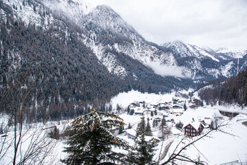 Village called Heiligenblut in Austria famous for skiing