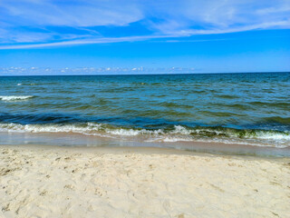 Beach and blue sky