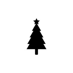 christmas tree icon, christmas vector, tree illustration