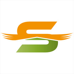 S Idea Logo vector template Image