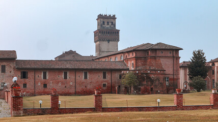 Fototapeta na wymiar Chignolo Po Castle, Italy