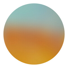 Lo-fi nostalgia grainy gradient texture. Orange fuzzy background. Abstract spray texture. Gold undertone gradient. Foggy minimalist backdrop. Circle blurry background. Textured noise. Smooth backdrop. © Design Couple
