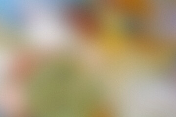 Lo-fi Nostalgia grainy gradient texture. Orange fuzzy background. Abstract spray texture. Gold undertone gradient. Foggy minimalist backdrop. Blue blurry background. Textured noise. Smooth backdrop.