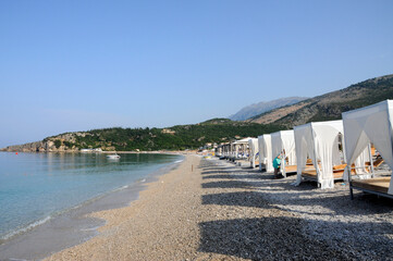 Fototapeta na wymiar Albanische Riviera