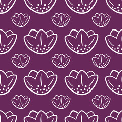 seamless pattern with flowers