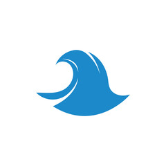 Water wave icon vector