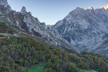 Obraz premium Picos de Europa National Park mountains in Asturias, Spain