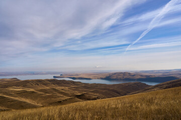 To the river across the ridge of hills