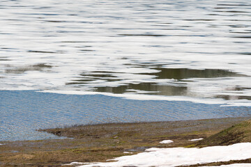 landscape mountain between Ceresole Reale and the Nivolet hill around serrù lake, Agnel lake, Nivolet lake in Piedmont in Italy