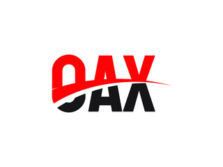 OAX Letter Initial Logo Design Vector Illustration