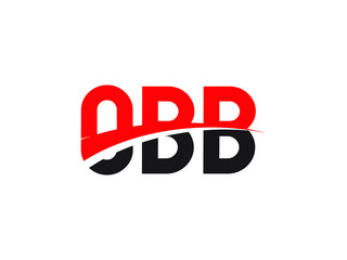 OBB Letter Initial Logo Design Vector Illustration