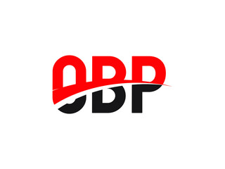 OBP Letter Initial Logo Design Vector Illustration