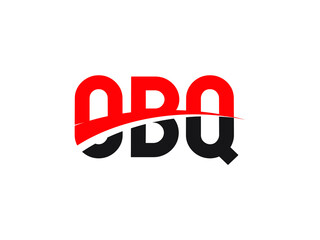 OBQ Letter Initial Logo Design Vector Illustration