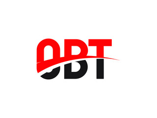 OBT Letter Initial Logo Design Vector Illustration