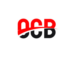 OCB Letter Initial Logo Design Vector Illustration