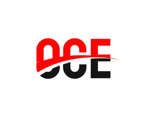 OCE Letter Initial Logo Design Vector Illustration
