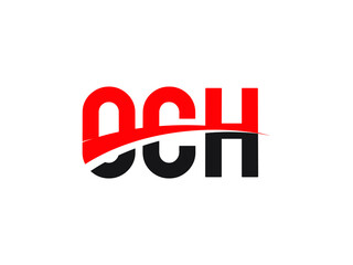 OCH Letter Initial Logo Design Vector Illustration