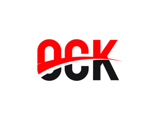 OCK Letter Initial Logo Design Vector Illustration