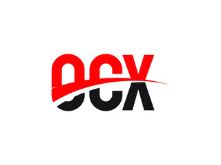 OCX Letter Initial Logo Design Vector Illustration