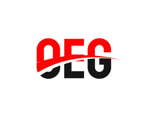 OEG Letter Initial Logo Design Vector Illustration