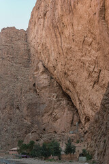 Fels in der Todra Schlucht in Marokko