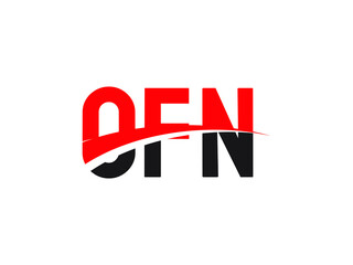 OFN Letter Initial Logo Design Vector Illustration