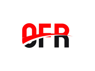 OFR Letter Initial Logo Design Vector Illustration