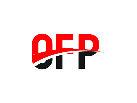 OFP Letter Initial Logo Design Vector Illustration