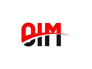 OIM Letter Initial Logo Design Vector Illustration