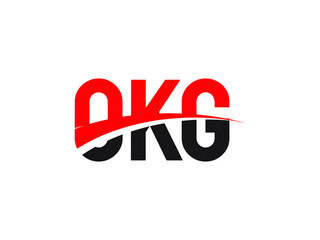 OKG Letter Initial Logo Design Vector Illustration