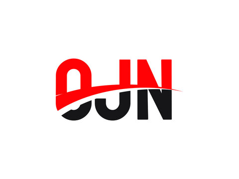 OJN Letter Initial Logo Design Vector Illustration