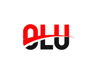 OLU Letter Initial Logo Design Vector Illustration