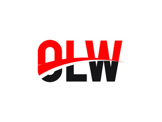 OLW Letter Initial Logo Design Vector Illustration