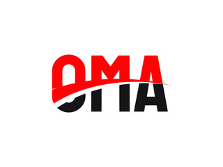 OMA Letter Initial Logo Design Vector Illustration