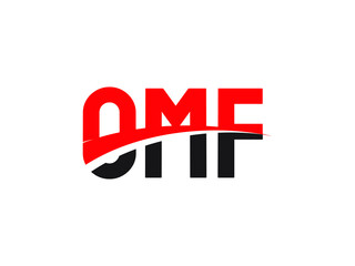 OMF Letter Initial Logo Design Vector Illustration