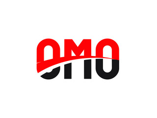 OMO Letter Initial Logo Design Vector Illustration