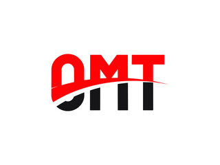 OMT Letter Initial Logo Design Vector Illustration