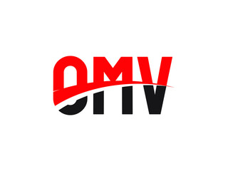 OMV Letter Initial Logo Design Vector Illustration