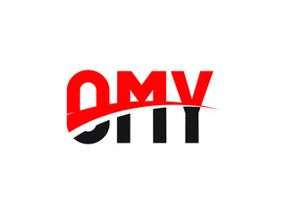OMY Letter Initial Logo Design Vector Illustration
