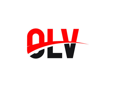 OLV Letter Initial Logo Design Vector Illustration