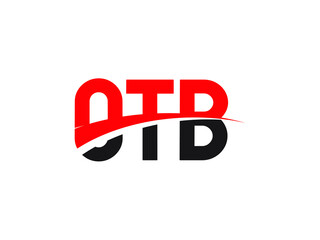 OTB Letter Initial Logo Design Vector Illustration