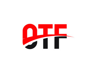 OTF Letter Initial Logo Design Vector Illustration